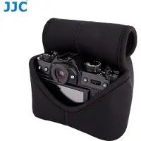 JJC - OC-F2BK - Neoprene Noir sans Miroir Housse pour Appareil Photo avec Objectif Taille Jusqu Apos a 127 x 85 x 130mm
