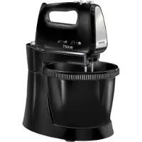 MPM Mixeur à main avec bol rotatif noir MMR-20Z/C 750W