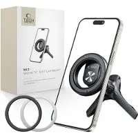 Tech-Protect N53 Car Air Vent Holder with MagSafe Rings - Black, Support pour smartphone, Noir
