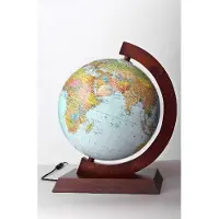 Zachem Globe 250, politique et physique, illuminé (25 cm)
