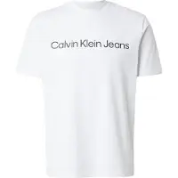Calvin Klein Jeans T-Shirt noir / blanc