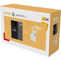 Google Pack Smartphone Pixel 7a 5G Double SIM 128 Go 6.1" Charcoal + Passerelle multimédia Chromecast avec TV Version 4K
