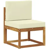 vidaXL Canapé d'extérieur de taille moyenne en bois massif d'acacia