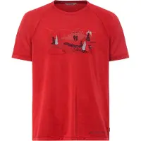 Vaude Gleann Ii Short Sleeve T-shirt Rouge L Homme