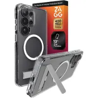 Zagg Crystal Palace Snap KS (Samsung Galaxy S26 Ultra), Coque pour téléphone portable, Transparent