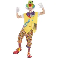 Creaciones Llopis Payasín Love Costume Jaune L Enfants