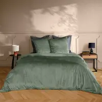 Douceur d'intérieur Parure de lit - - VELINA - Polyester - 240x220cm - Vert