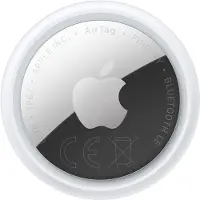 Apple AirTag, Article, Localisateur, Argent, Blanc, Résistant à la poussière, Produits hydrofuges, IP67, CR2032