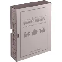 MEGABLEU Monopoly Édition Vintage – Format livre – Jeu de société – – À partir de 8 ans