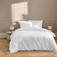 Douceur d'intérieur Parure de lit - - Linella Ivoire - Polycoton - 240x220cm - Blanc