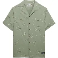 Superdry Printed Beach Short Sleeve Shirt Vert S Homme