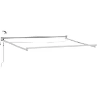 vidaXL Store électrique rétractable gris clair 3 x 2,5 m