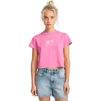 Billabong T-shirt 'Holiday Soon' rose clair / blanc