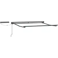 vidaXL Armature de store électrique anthracite 3,5 x 2,5 m en acier