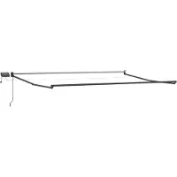vidaXL Armature de store électrique anthracite 4 x 2 m en aluminium