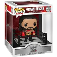 Funko POP! WWE POP! Figurine Deluxe en vinyle Roman Reigns dans le ring 9 cm