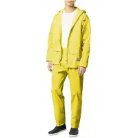 Result Ensemble imperméable pour homme composé d'une veste et d'un pantalon imperméables, imperméable LT168 (XL) (jaune fluo)