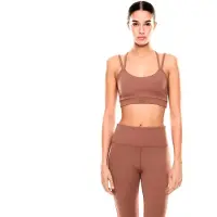 EA7 pour femme. 7W000921_AF21585 Top Vigor7 brun (S), Marron, Sport, Multisport, Polyamide, Sans manches / bretelles