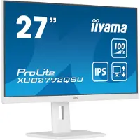 Iiyama ProLite 27" QHD IPS technology panel with USB hub and 100Hz refresh rate and 150mm height adjustable stand