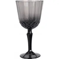 Eh Excellent Houseware Verre à vin en verre gris, 310 ml