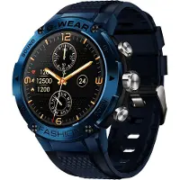 Ele eleoption Bluetooth Smart Watch 1.32 '' Sports Tracker Super Long Standby Multiple Sport Modes pour Android iPhones Bleu