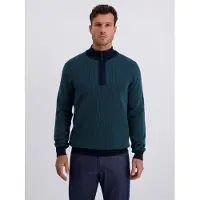 Pierre Cardin Pull-over turquoise / bleu foncé