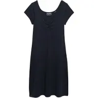 Superdry Sweetheart Jersey Mini Short Sleeve Short Dress Noir M Femme