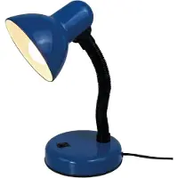 Luxus Europe - Lampe de bureau Nino, bleu - Lampe de lecture - Lampe de bureau