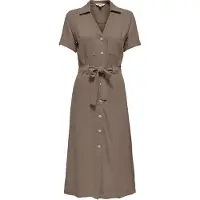 ONLY Robe-chemise 'ONLSIESTA' marron