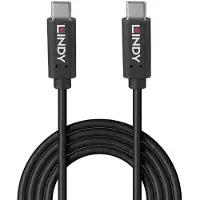 Lindy 36976, 1 m, USB C, USB C, USB 3.2 Gen 2x2, 20 Gbit/s, noir