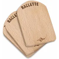 Küchenprofi Planche à raclette en bois 4 pièces