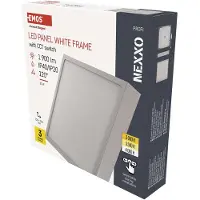 Emos Luminaire LED NEXXO blanc, 22,5 x 22,5 cm, 21 W, blanc chaud/neutre, ZM6143
