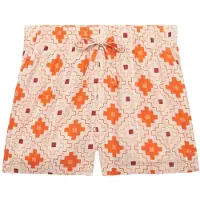 Superdry Pantalon crème / rouille / orange