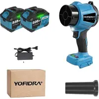OEM Souffleur turbo, puissance de 3000 W, vitesse réglable, 2 batteries 928VF