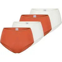 Schiesser Slip ' Modal Essentials ' orange / blanc