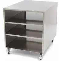 Maxima - table de machine Gastro - 60 x 80 cm - capacité de charge 120 kg - sur roulettes