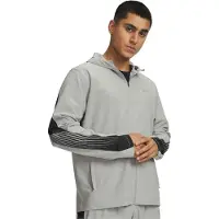Under Armour Velocity Homme - Vestes Zippees, Gris - Taille S - Poly Woven
