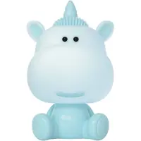 Luxus Europe - Lampe de chevet licorne bleue pour chambre d'enfant - Veilleuse LED sans fil pour enfants - Rechargeable par USB-C