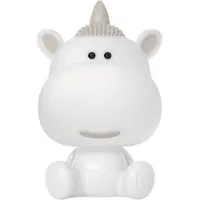 Luxus Europe - Lampe de chevet licorne pour chambre d'enfant, blanche - Veilleuse LED sans fil pour enfants - Rechargeable par USB-C