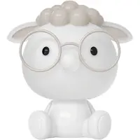 Luxus Europe - Lampe de chevet pour enfant, modèle Sheepy, blanc - Veilleuse LED sans fil pour enfants - Rechargeable par USB-C