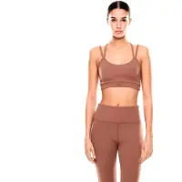Emporio Armani Brassières de sport EA7 FULLNESS VIGOR7 BRA femmes - Marron - EU S