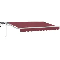 vidaXL Armature de store manuelle avec LED 3,5 x 2 m