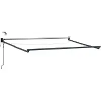 vidaXL Store électrique rétractable marron 3 x 2,5 m