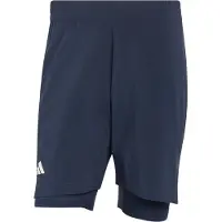 Adidas Pantalon de sport bleu marine / blanc