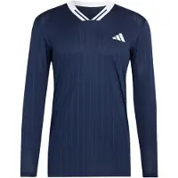Adidas T-Shirt fonctionnel bleu marine / blanc