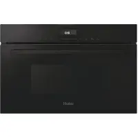 Haier H38DMWID26NB, Encastrable, Micro-ondes avec gril, 34 l, 900 W, Ecran encastrable, Tactile