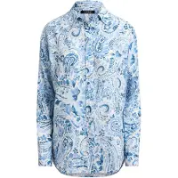 Ralph Lauren Chemise WOVEN-SPORT SHIRT-SHIRT femmes - Bleu - EU L