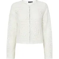 Pieces Gilet PCBONNIE LS CARDIGAN femmes - Blanc - EU XL