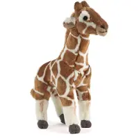 Living Nature Peluche - 30x20 cm - Girafe Medium+ - Marron/Blanc - - UneTaille - Peluche