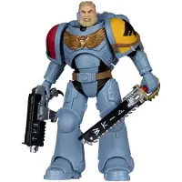 Mcfarlane Toys Grey Hunter Space Wolves Figure 18 Cm Bleu